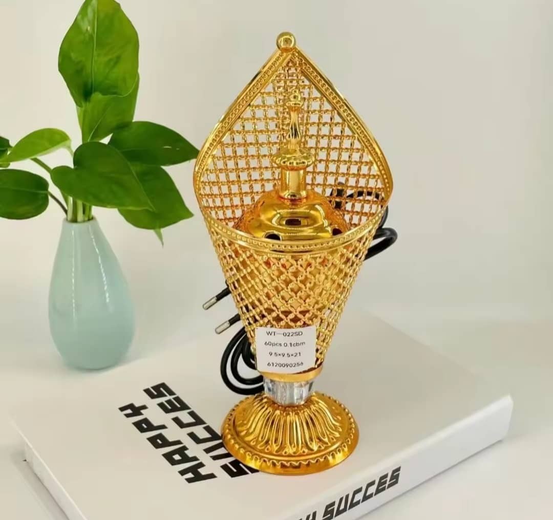 مبخرة كهربائية ذهبية