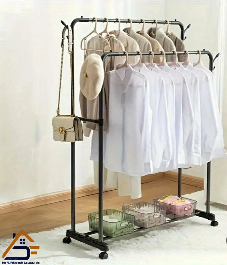 ستاند تعليق ملابس مزدوج
