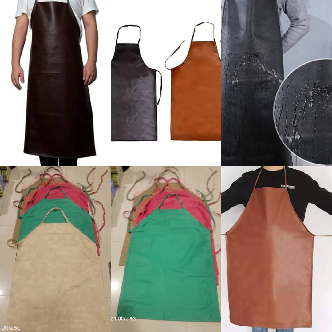 مريلة الطبخ الجلدية المضادة للماء