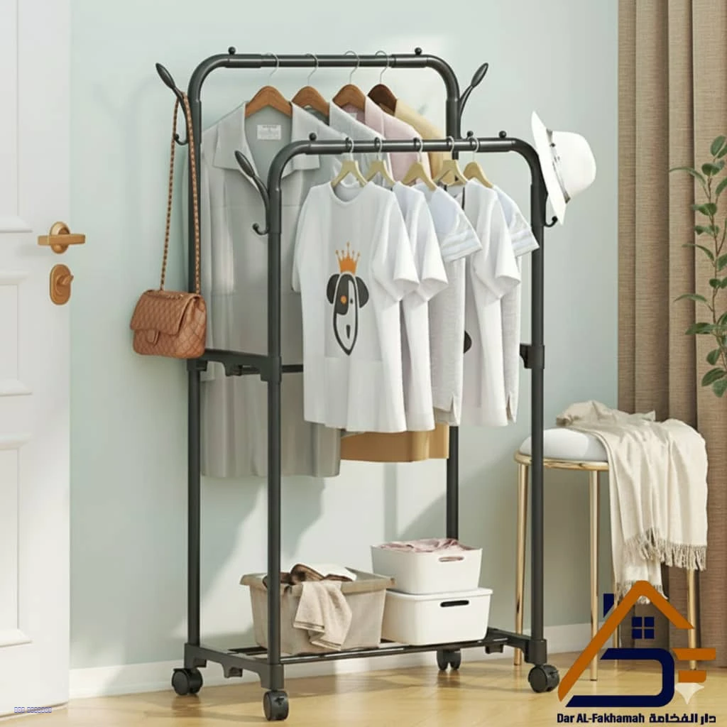 ستاند تعليق ملابس مزدوج