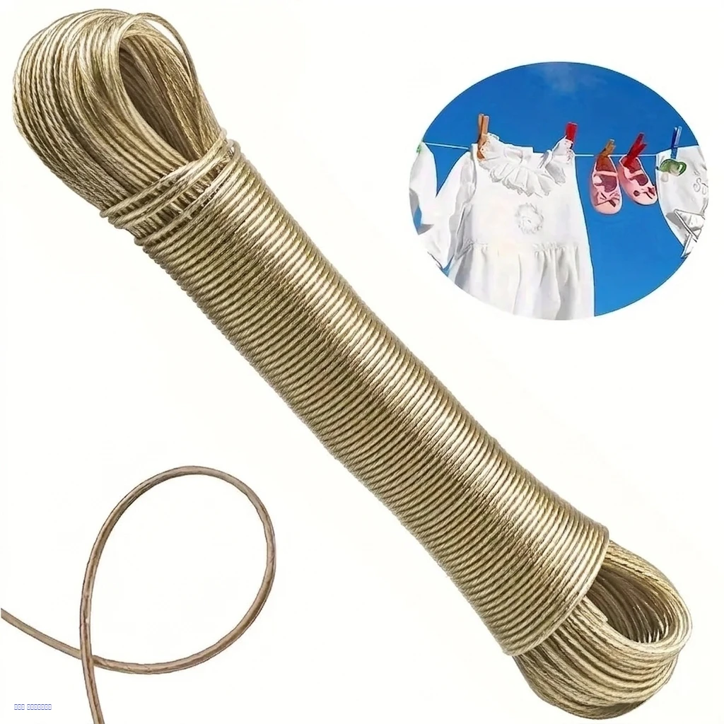 حبل غسيل معدن مغلف بالبلاستيك – 20 متر ✨