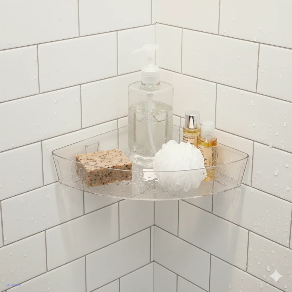 زاوية جدارية للحمام / المطبخ – أكريليك شفاف