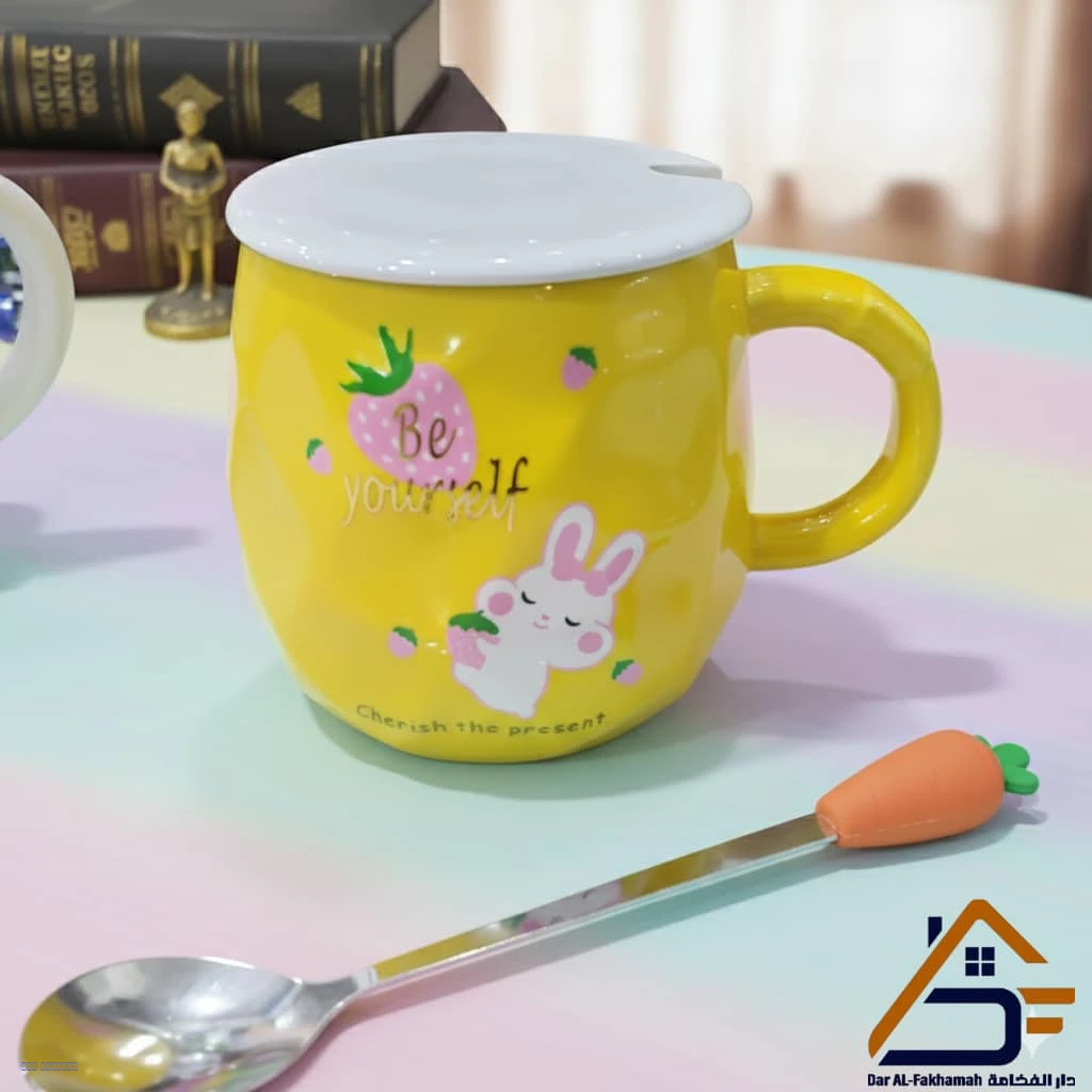 كوب سيراميك “Happy Rabbit”