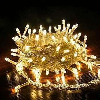 شريط اضاءة ذهبي كهرباء  - 10 متر