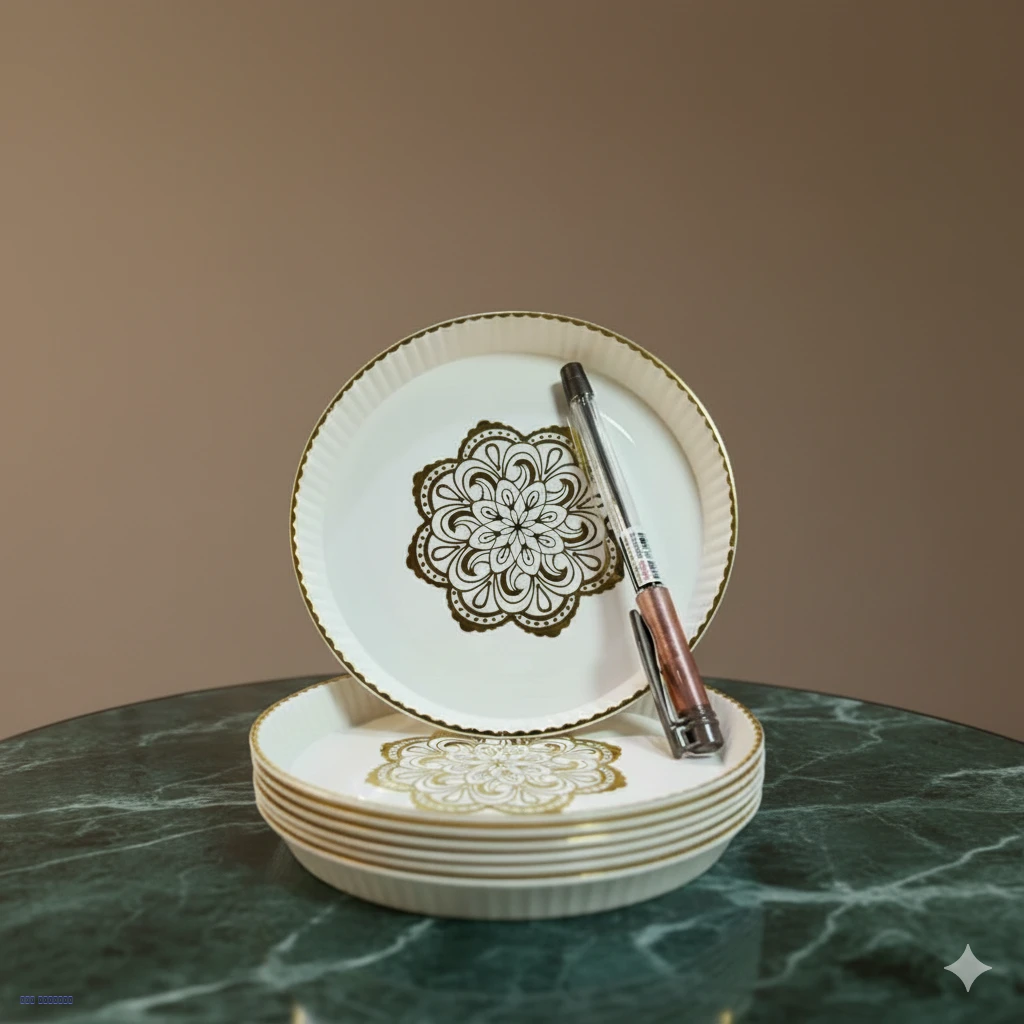 8 صحون تقديم اكريليك